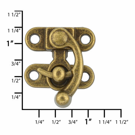 1 5/16" Swing Lock Clasp, Zinc Alloy