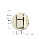 1 9/16" Nickel, Catch, Steel