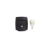 2 1/16" Black, Lock, Zinc Alloy