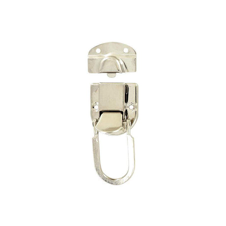 2 3/8" Nickel, Drawbolt Catch, Steel