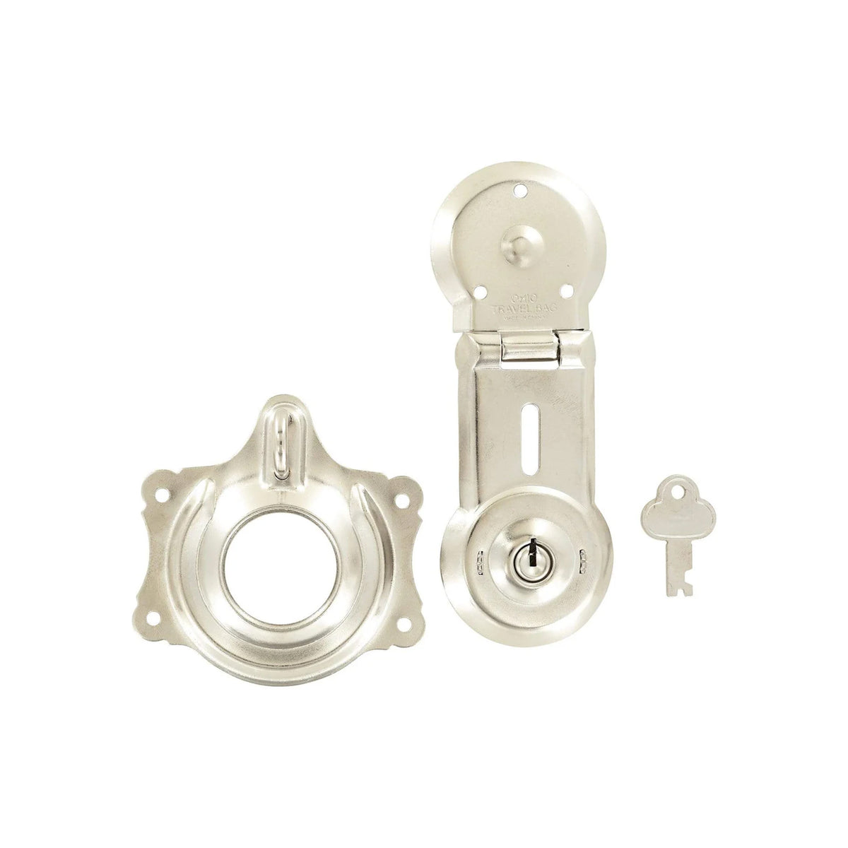 3 1/2" Nickel, Trunk Lock, Steel