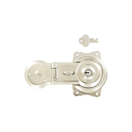 3 1/2" Nickel, Trunk Lock, Steel