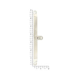 6 3/8" Nickel, Stay Plate, Zinc Alloy