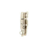 3" Nickel, Drawbolt w/ Padlock Loop, Steel