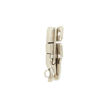 3" Nickel, Drawbolt w/ Padlock Loop, Steel