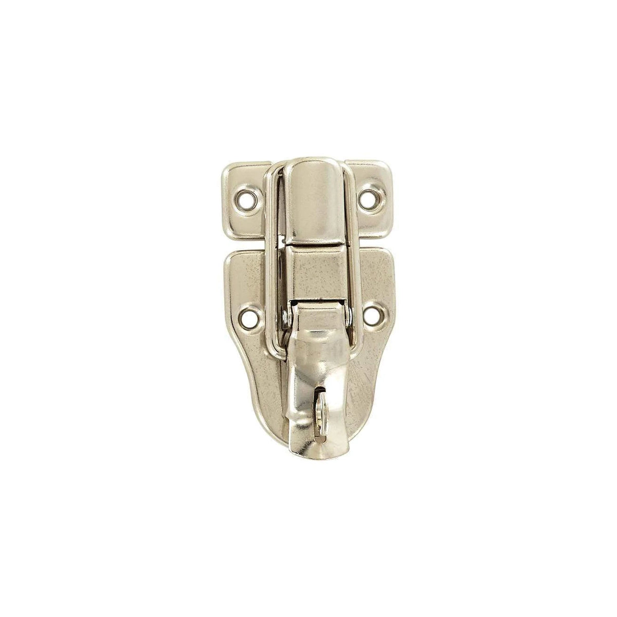 3" Nickel, Drawbolt w/ Padlock Loop, Steel