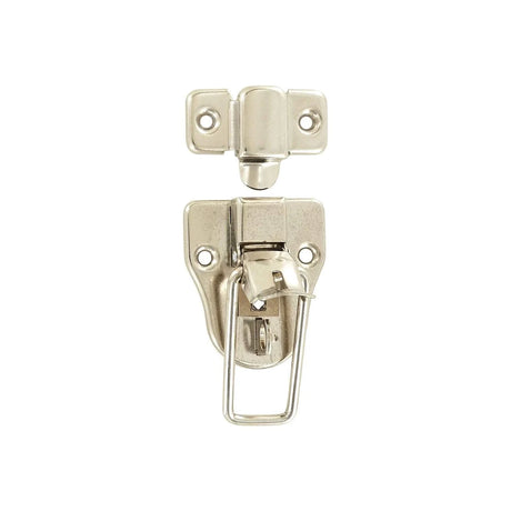 3" Nickel, Drawbolt w/ Padlock Loop, Steel
