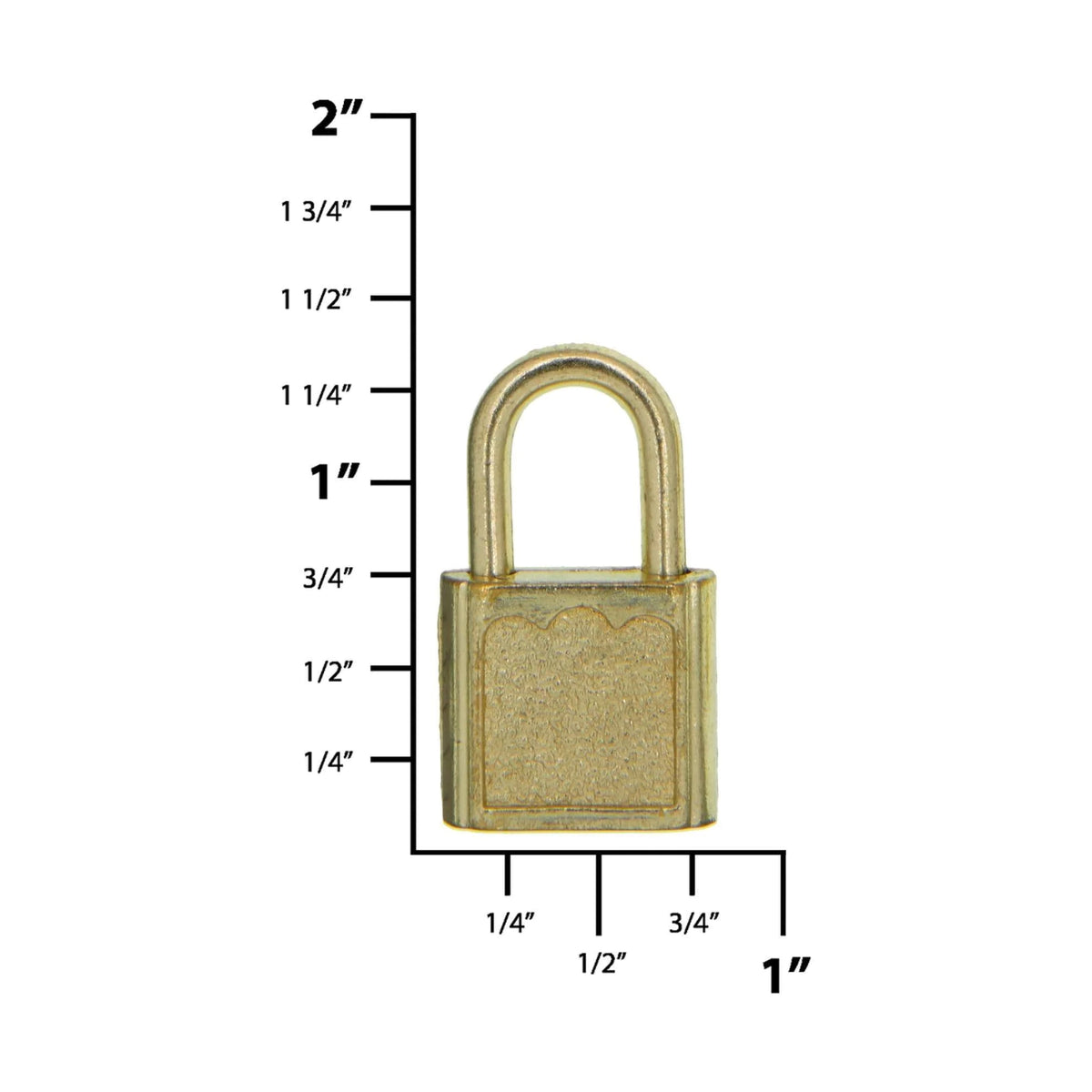 5/8" Brass,Padlock, Zinc Alloy
