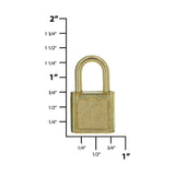 5/8" Brass,Padlock, Zinc Alloy