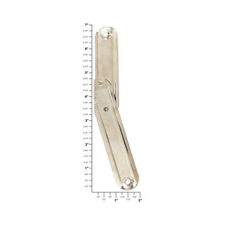 6" Nickel, Stay Plate, Zinc Alloy
