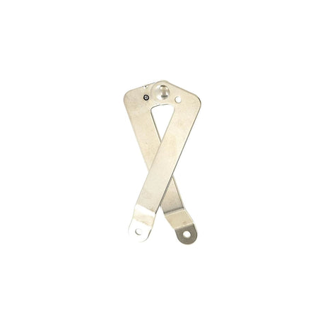 6 1/2" Nickel, Stay Plate, Zinc Alloy