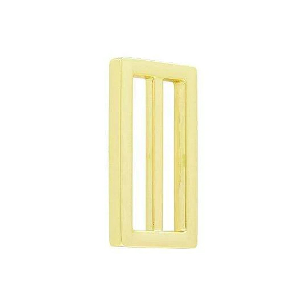 1 1/2" Shiny Gold, Cast Strap Tri Glide Slider, Zinc Alloy