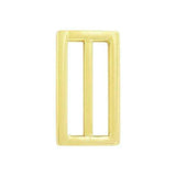 1 1/2" Shiny Gold, Cast Strap Tri Glide Slider, Zinc Alloy