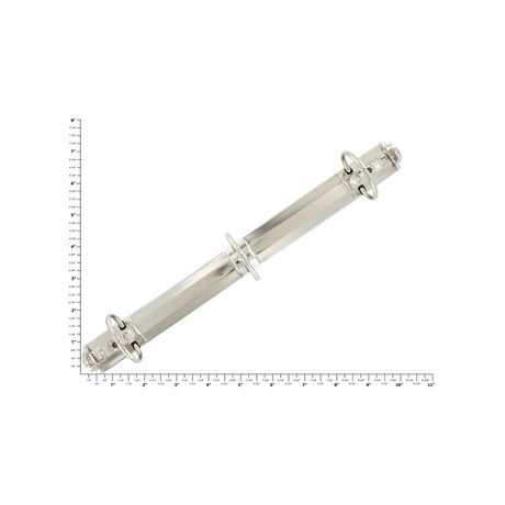 1 1/2" Nickel, 3-Ring Binder, Steel
