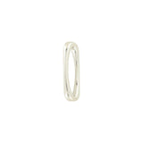 1 1/2" Shiny Nickel, Rectangular Ring, Zinc Alloy