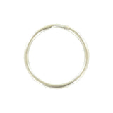 1 1/2" Nickel, Split Key Ring, Steel