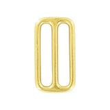 1 1/2" Shiny Brass, Cast Tri Glide Slide, Solid Brass