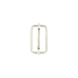 1 1/2" Shiny Nickel, Adjustable Strap Slide, Steel