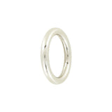 1 1/4" Shiny Nickel, Cast Round Ring, Zinc Alloy