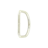 1 1/4" Nickel, Split D Ring, Steel
