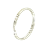 1 1/4" Nickel, Split Key Ring, Steel