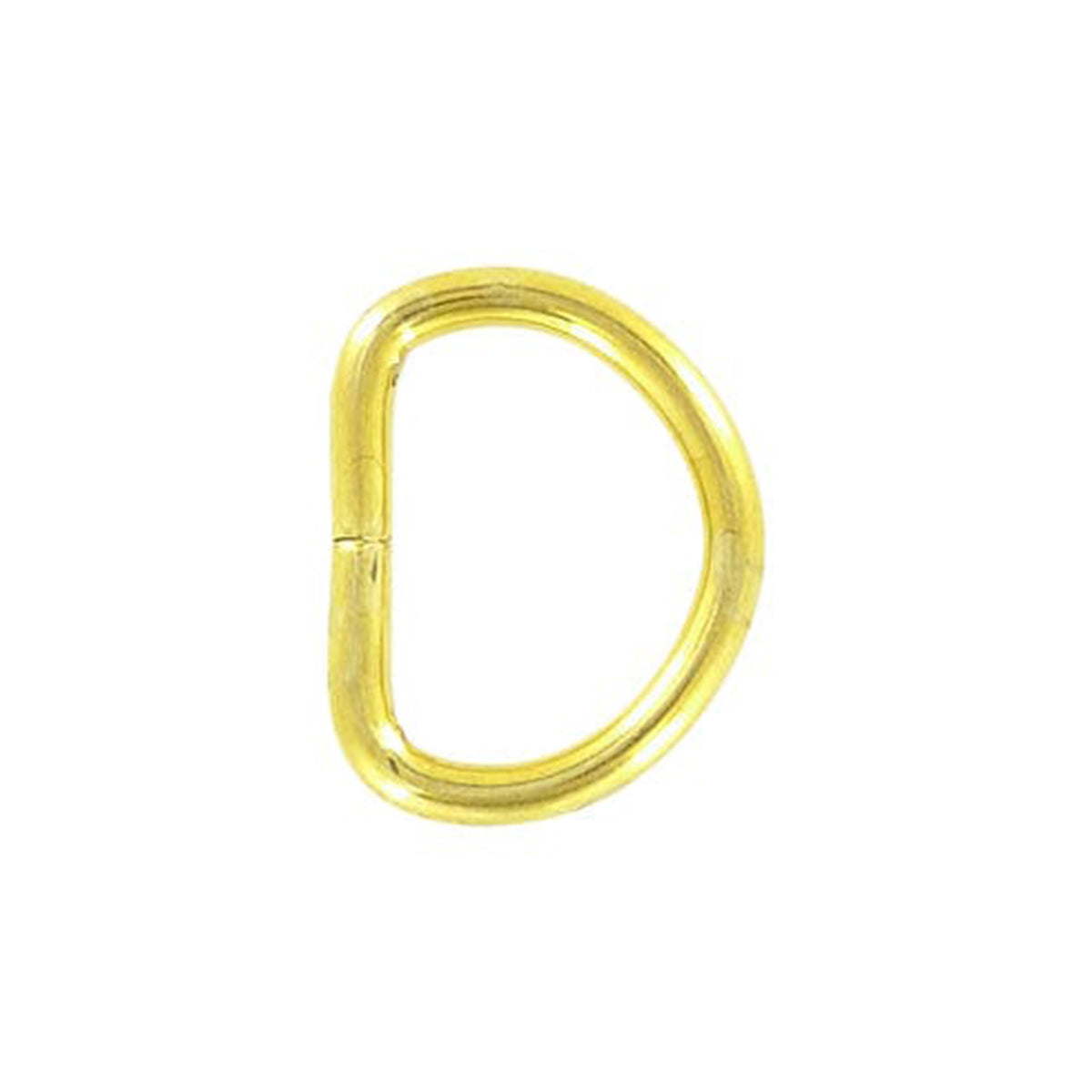 1/2" Brass, Split D Ring Light, Steel