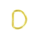 1/2" Brass, Split D Ring Light, Steel