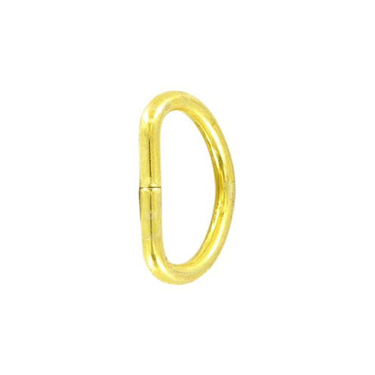 1/2" Brass, Split D Ring Light, Steel