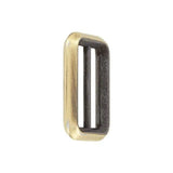1 3/16" Antique Brass, Cast Beveled Double Loop, Zinc Alloy