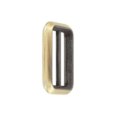 1 3/16" Antique Brass, Cast Beveled Double Loop, Zinc Alloy