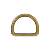 1 7/8" Antique Brass, Cast D-Ring, Zinc Alloy