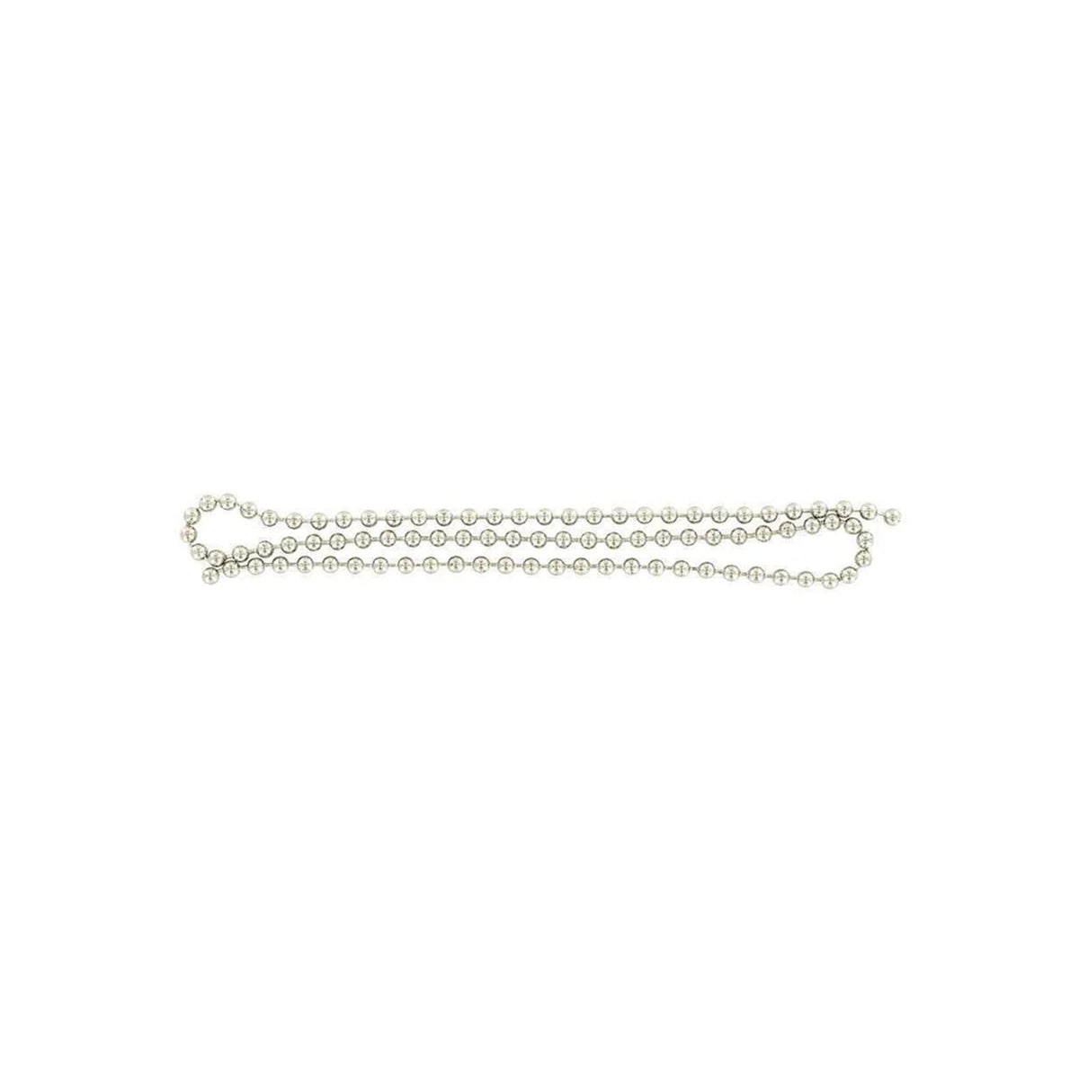 1/8" Nickel, Beaded Key Chain, Steel