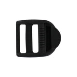 1" Black, Tension Lock, Plastic