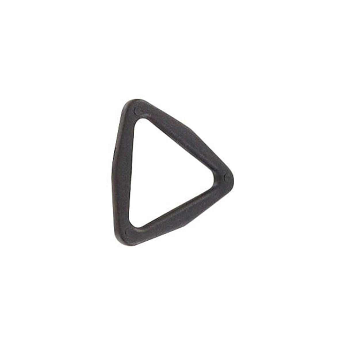 1" Black, Triangle Ring, Plastic