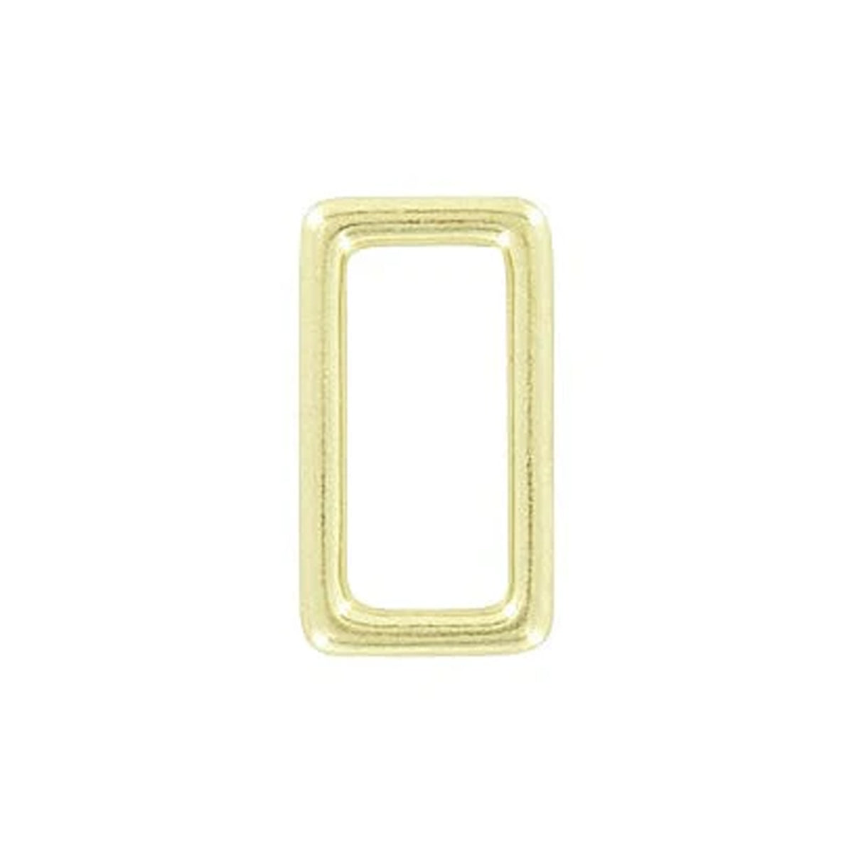 1" Brass, Cast Rectangular Ring, Solid Brass
