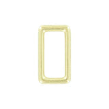 1" Brass, Cast Rectangular Ring, Solid Brass