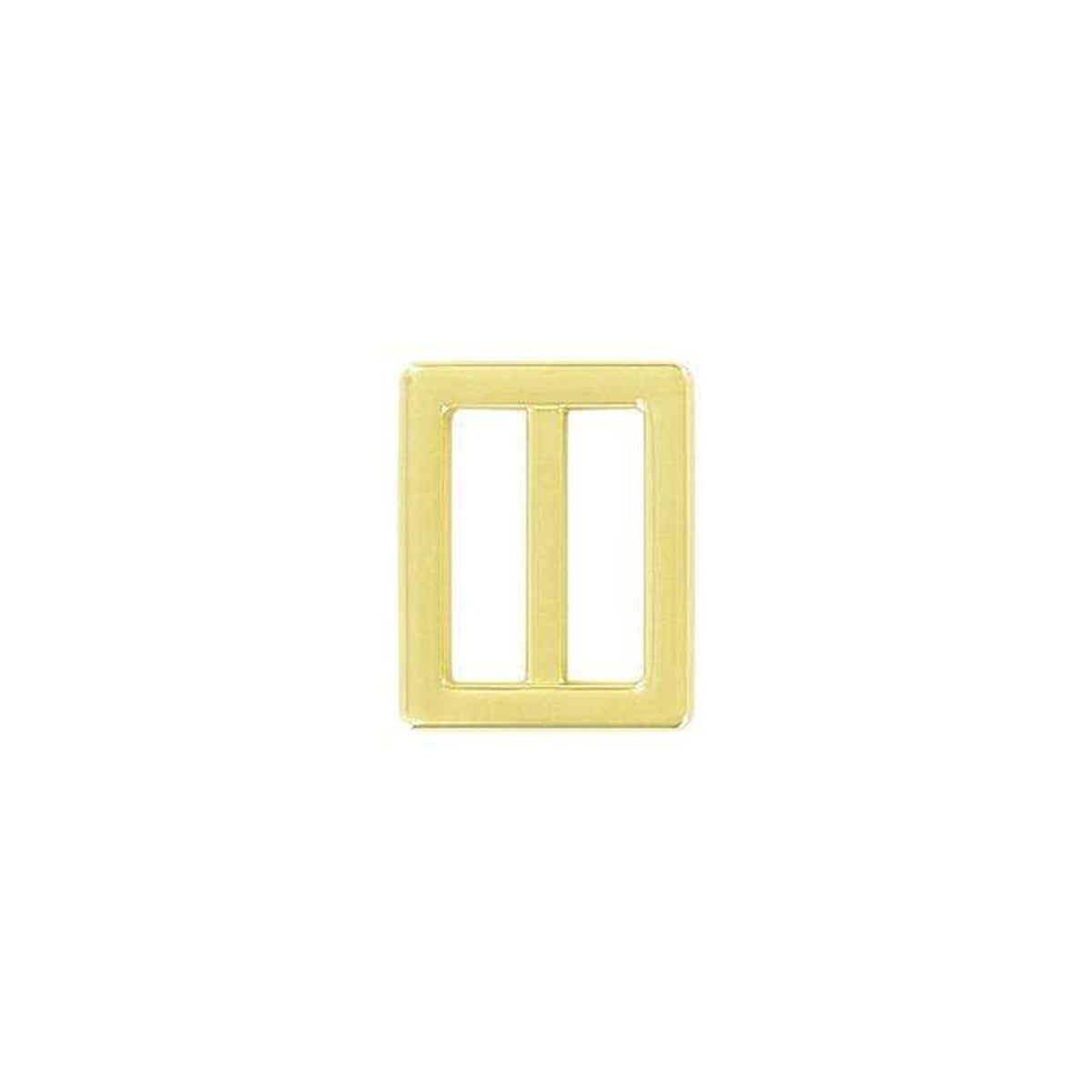 1" Shiny Gold, Cast Strap Tri Glide Slider, Zinc Alloy