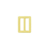 1" Shiny Gold, Cast Strap Tri Glide Slider, Zinc Alloy