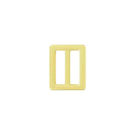 1" Shiny Gold, Cast Strap Tri Glide Slider, Zinc Alloy
