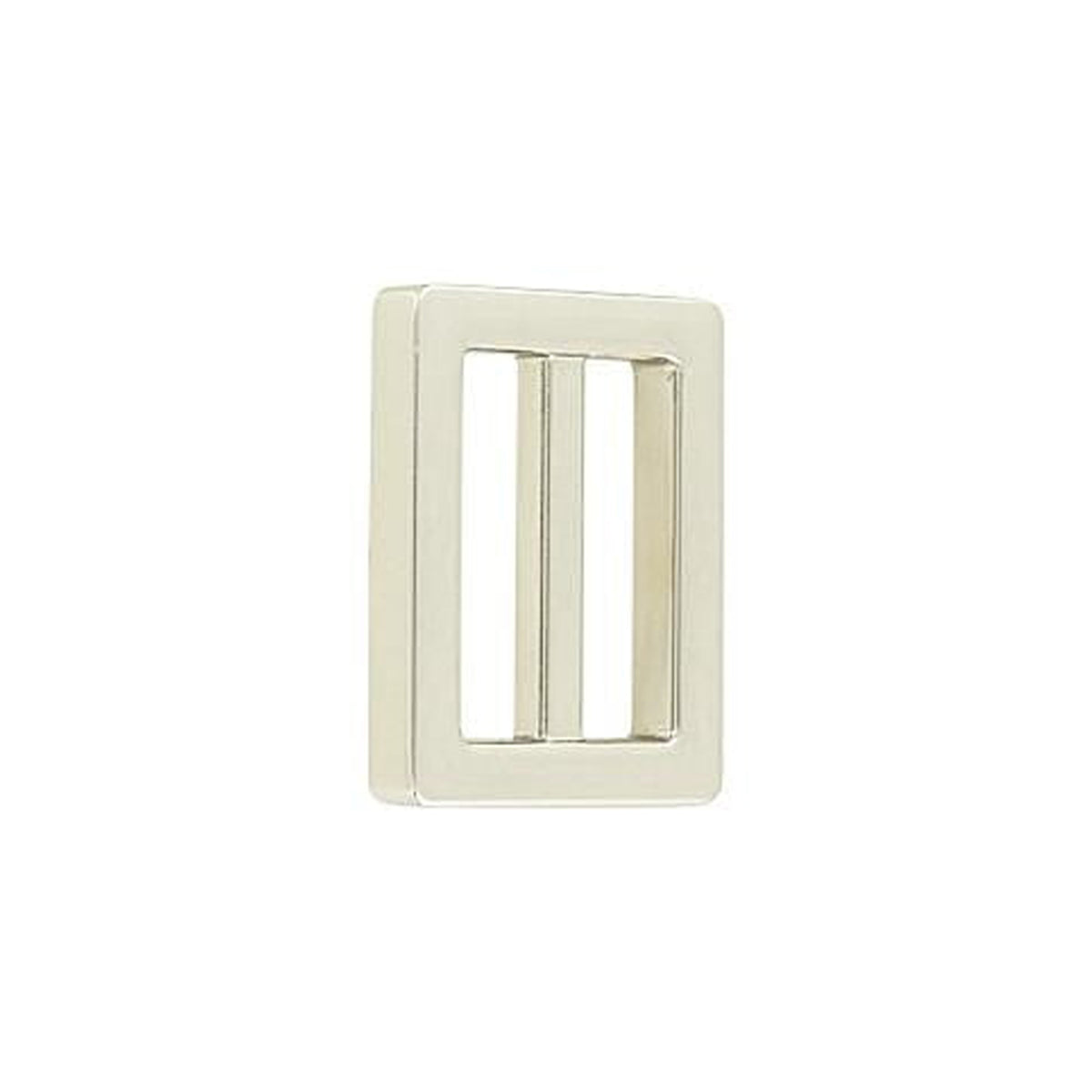 1" Nickel, Cast Strap Tri Glide Slider, Zinc Alloy