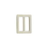 1" Nickel, Cast Strap Tri Glide Slider, Zinc Alloy
