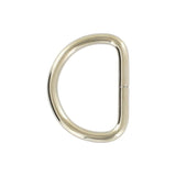 1" Nickel, Split D-Ring Heavy, Steel