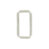 1" Nickel, Split Rectangular Ring, Steel