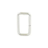 1" Nickel, Split Rectangular Ring, Steel