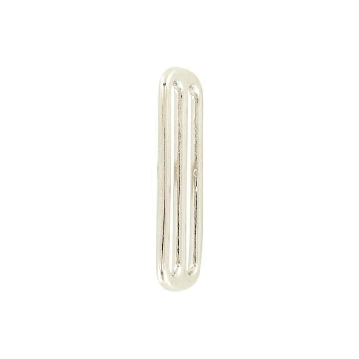 2" Shiny Nickel, Cast Triglide, Solid Brass