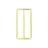 2" Shiny Gold, Cast Concave Slide Ring, Zinc Alloy