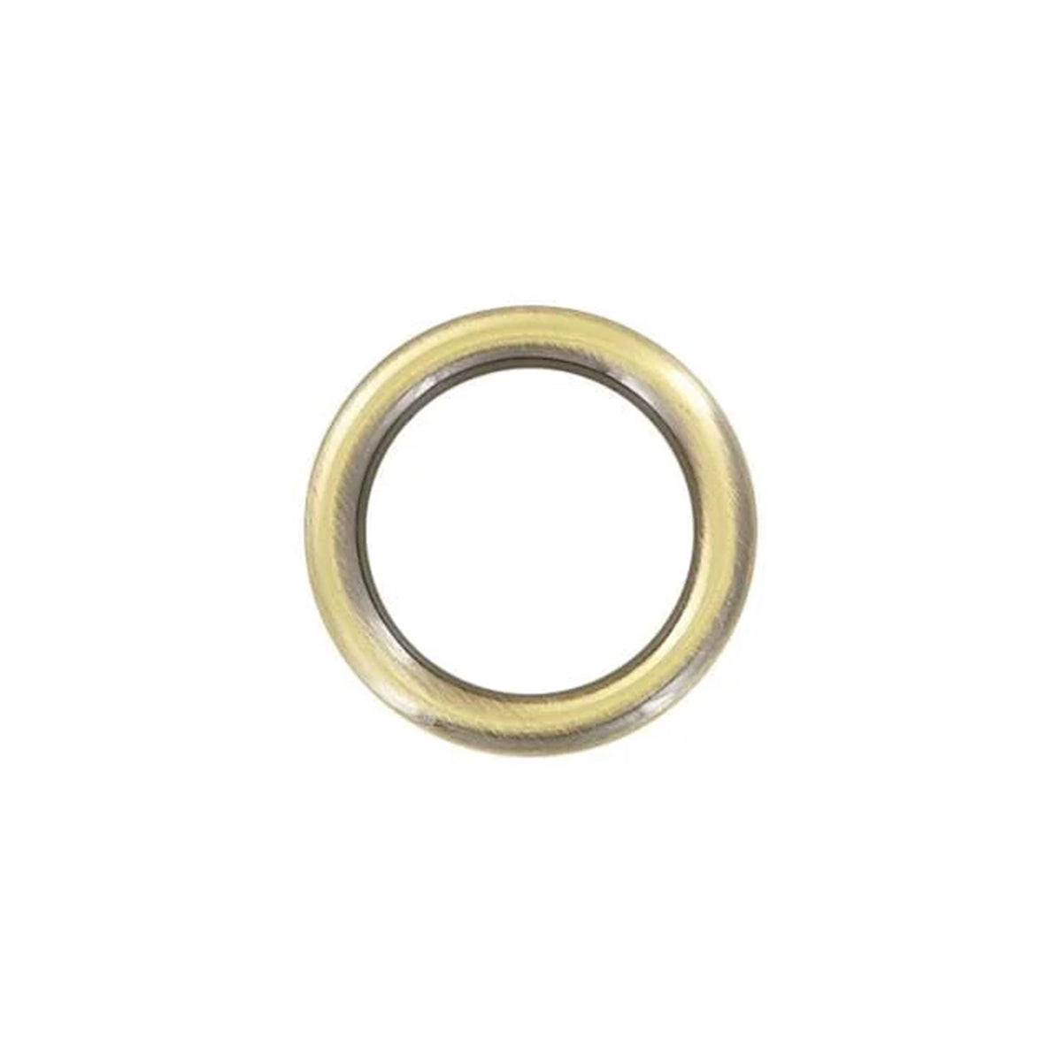 3/4" Antique Brass, Solid Round Ring, Zinc Alloy