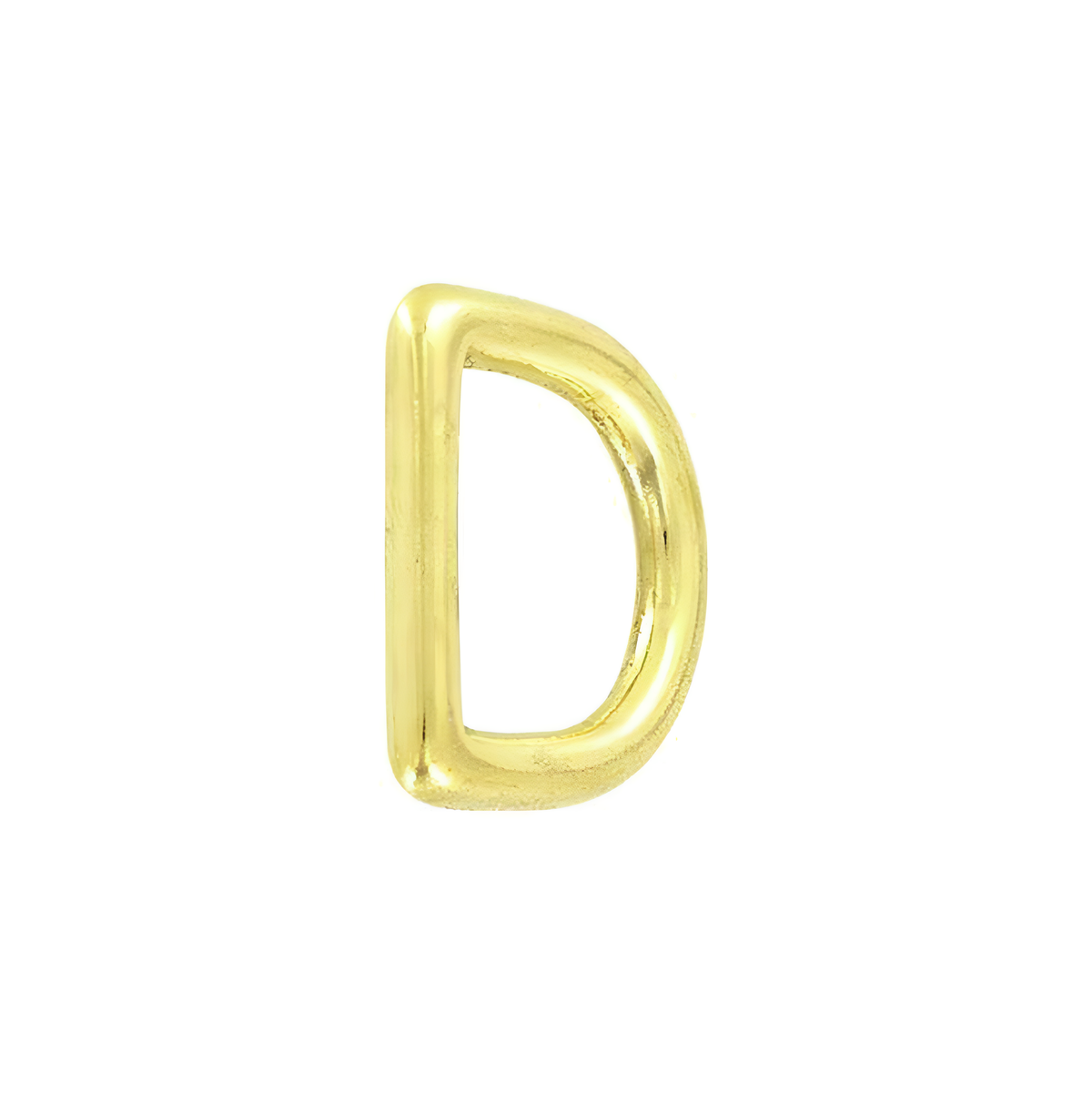 3/4" Brass, Cast D-Ring, Solid Brass