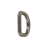 3/4" Gunmetal, Split D Ring, Steel