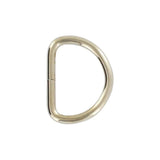 3/4" Nickel, Split D-Ring, Steel